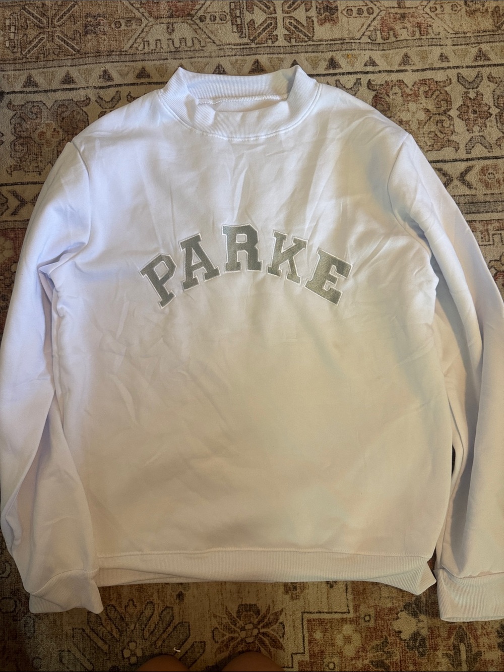 White Parke Crewneck Sweater D.U.P.E